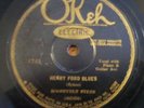 Roosevelt Sykes--Ford Blues--Okeh 8742  V/V+V