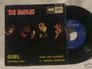 THE BEATLES GIRL SMOKIN' COVER RARE SPAIN 1966 P/S EP