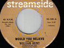 Northern WILLIAM HUNT Would You Believe STREAMSIDE Mint