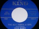 RARE soul R&B 45/JUNIOR McCANTS/the boy needs a girl/?