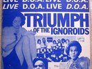D.O.A. DOA Triumph Of The Ignoids Record Punk Blue Rare