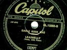 VERY RARE LEADBELLY 78 BACKWATER BLUES  CAP. CL13282 Vg