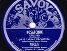 1946 Dave Tarras Orchestra Yiddish Swing Savoy 78 rpm
