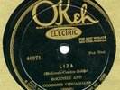 Okeh 400971 McKENZIE & CONDON's CHICAGOANS Liza in E