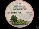 KING CRIMSON USA U.S.A. Island Pink Rim LP 1st UK PRESS