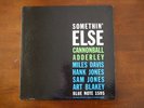 CANNONBALL ADDERLEY MILES DAVIS BLUE NOTE 47 W MONO LP