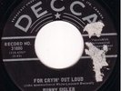 Northern Soul 45 - BUNNY SIGLER - For Cryin'  Out Loud