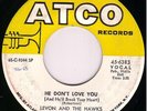 Northern Soul Mod 45-LEVON & HAWKS - He Don't Love You