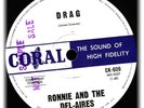 RONNIE AND THE DEL-AIRES DRAG RARE ORIG OZ 60'S SURF 45