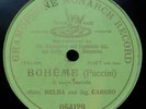 Enrico Caruso   9 Gramophone Monarch Record 1906-1910