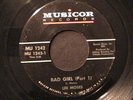 Lee Moses 45 MUSICOR Bad Girl Pts 1&2 FUNK SOUL