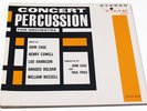 CONCERT PERCUSSION/CAGE/COWELL/EXPERIMENTAL/ELECTRONIC