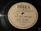 RARE BING CROSBY ST.JOHN'S HOSPITAL AUTOGRAPHED  78