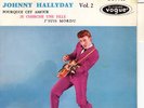 Rare EP Johnny Hallyday Souvenirs écrit petit 7755