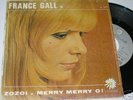FRANCE GALL ZOZOI RARE FRENCH BOSSA 70' ... 45/ps