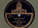 Clarence Williams Jug Band Wipe Em Off German  Odeon