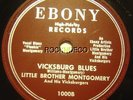 78rpm Ebony 1000 Little Brother Montgomery Cow Blues