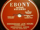 Ebony Records 78rpm Birmingham Junior & His Lover Boys