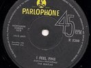 BEATLES I FEEL FINE RARE ORIG ISRAELI PRESS 45