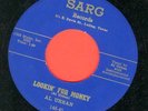 ROCKABILLY 45. AL URBAN.  lookin for money. SARG