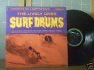 THE LIVELY ONES LP SURF DRUMS ORIGINAL DEL FI  NM-