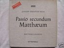 SAPM completely original Richter Bach Matthew Passion
