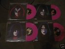 KISS - Solo singles / Set of 4 italian PS 7