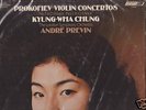 Kyung-Wha Chung, violin and Orchestra, Prokofiev, LP