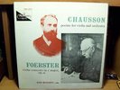 CHAUSSON POEME FOERSTER  VIOLIN BEZRODNY WESTMINSTER US