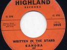 LISTEN-Rare Doo Wop 45- Sandra & Highlanders-Written In