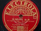 CORTOT PIANO CHOPIN 24 PRELUDES ELECTROLA 4x78 RPM NM