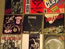PUNK SINGLES EXPLOITED CLASH STENCH RUTS VIOLATORS