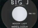 CHICK ROCKER / ROCKABILLY   BRENDA DARLIN  BIG J (HEAR)