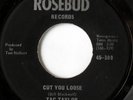 rare Soul Funk 45 TAC TAYLOR cut you loose ROSEBUD