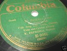 Vintage Greek Folk Song  Columbia Record 78  Papagika