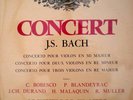BERNARD THOMAS CHAMBER ORCHESTRA Bach Concertos violin