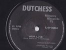 DUTCHESS YOUR LOVE RARE NWOBHM