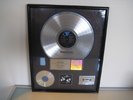 VERY SPECIAL ROY ORBISON PLATINUM SALES AWARD DISC .