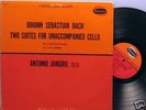 JANIGRO BACH: Suites 4 & 5 For Unaccompanied Cello RARE