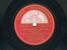 JACQUES THIBAUD - VINA BOVY DISQUE GRAMOPHONE 78RPM