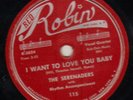 DOOWOP R&B 78 on RED ROBIN-115--SEMI-FLEX ---SERENADERS