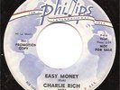 Charlie Rich 45 PI [Sun] DJ 3576 Easy Money  M-