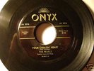The Pearls 45 YOUR CHEATIN' HEART & I SURE NEED YOU