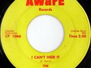 rare Soul 45 APPRECIATIONS i can't hide it AWARE Listen