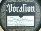38) 78 RPM JIMMIE NOONE APEX CLUB ORCH.  VOCALION 1471