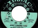 RUBY ANDREWS soul 45 on ZODIAC “Just Loving You”  HEAR