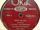 29) 78 RPM  COOKIE'S GINGERSNAPS   OKEH 8369