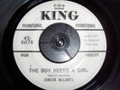 NORTHERN SOUL-JUNIOR McCANTS-BOY NEEDS A GIRL-KING W/D