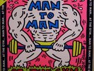 KEITH HARING ART COVER / MAN TO MAN / AT THE GYM / 1986