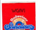 BUDWEISER SHOWDOWN WGIV 1600- PICTURE SLEEVE & RECORD